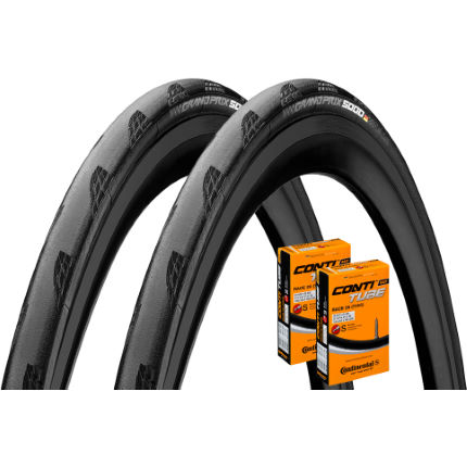 Continental Grand Prix 5000 32c Tyres + Tubes - Pair continental grand prix 5000 32c tyres tubes pair