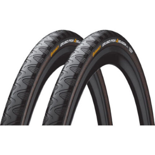 Continental Grand Prix 4 Season Folding Road Tyres 25c – Pair